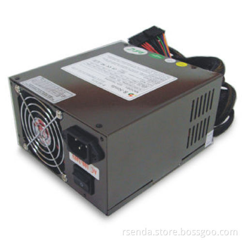 600W Power Supply with Four 12V Rail and Net Shielding Tube on All Output Wire Harness